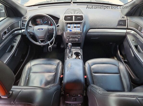 1FM5K7D87KGA40073 2019 FORD EXPLORER Black Instrument cluster view