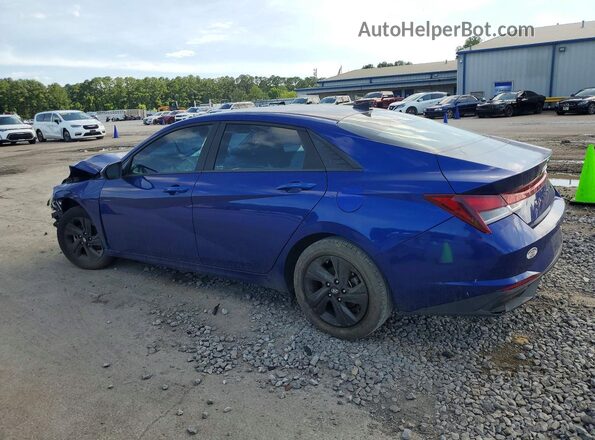 5NPLM4AG4MH046346 2021 HYUNDAI ELANTRA Синий Задняя левая четверть