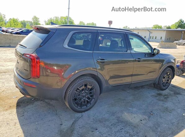 5XYP5DHC5MG141118 2021 KIA TELLURIDE Коричневый Передняя правая четверть
