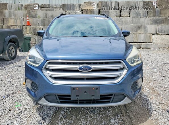 1FMCU9HD3JUA89873 2018 FORD ESCAPE Синий Вид сзади