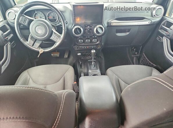 1C4BJWEG7GL162814 2016 JEEP WRANGLER Black Widok zestawu wskaźników
