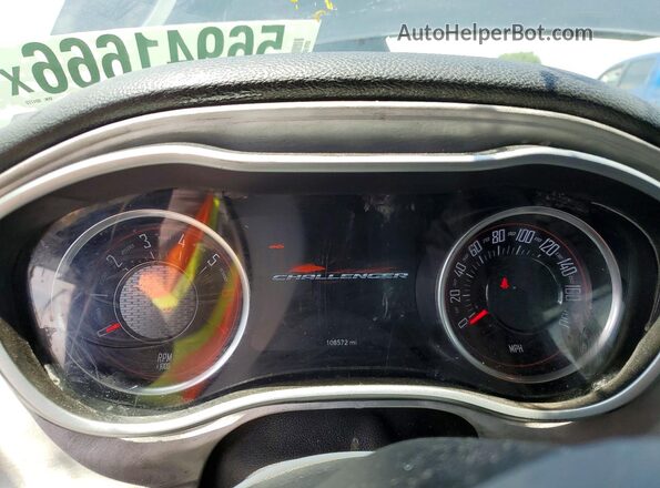 2C3CDZFJ7GH331772 2016 DODGE CHALLENGER Black Հետևի նստատեղերի տեսք
