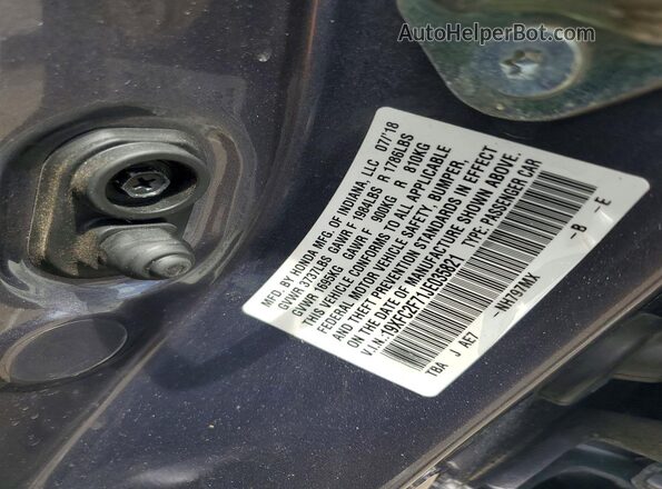 19XFC2F71JE035821 2018 HONDA CIVIC Gray 
