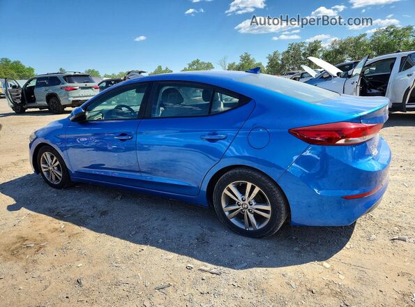 5NPD84LF1HH042547 2017 HYUNDAI ELANTRA Blue Trasero derecho