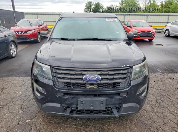 1FM5K8AR1HGA79009 2017 FORD EXPLORER Black უკანა ხედი