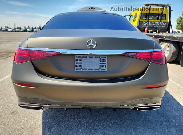 W1K6G7GB8NA077454 2022 MERCEDES-BENZ S Серый Вид салона спереди