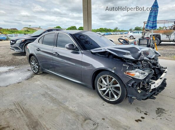 ZARFAMANXK7599319 2019 ALFA ROMEO GIULIA Серый Вид спереди