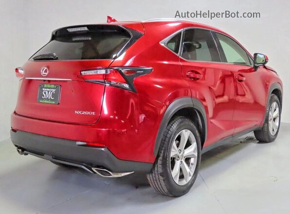 JTJBARBZ2H2127898 2017 LEXUS NX Red Front right