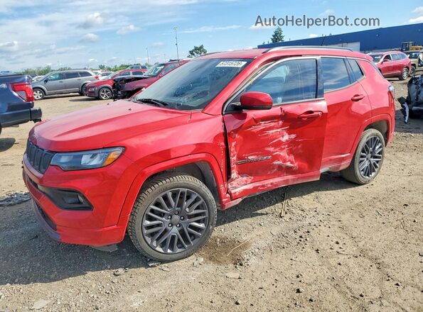 3C4NJDCB8NT131663 2022 JEEP COMPASS Red Trasero izquierdo