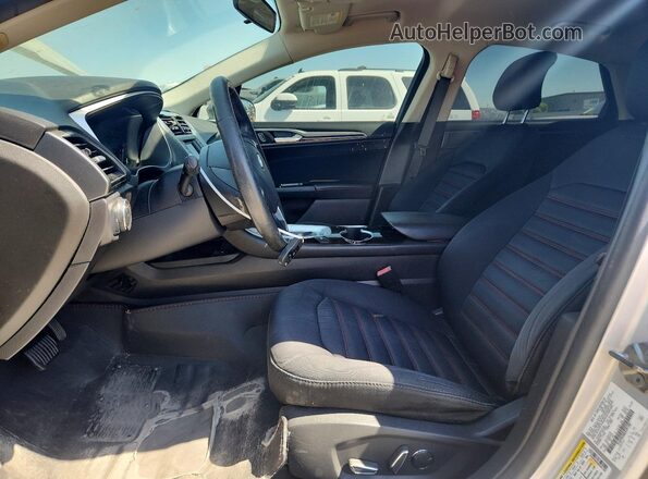 3FA6P0HD8GR391282 2016 FORD FUSION Silver წინა პანელის ხედი