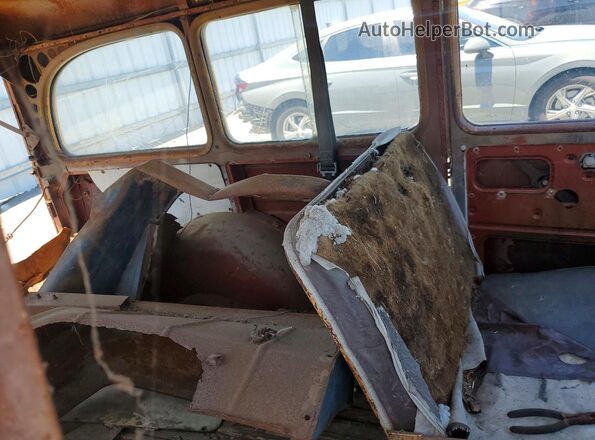 63245900 1963 JEEP WRANGLER Пожар Вид задней части салона