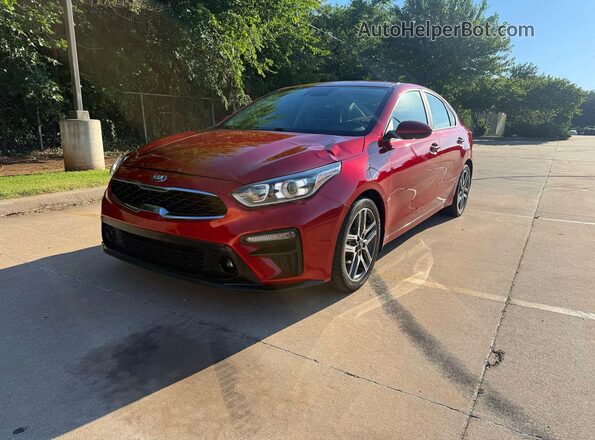 3KPF34AD4KE056916 2019 KIA FORTE Red 