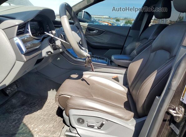 WA1FVAF14KD034112 2019 AUDI Q8 Black წინა პანელის ხედი
