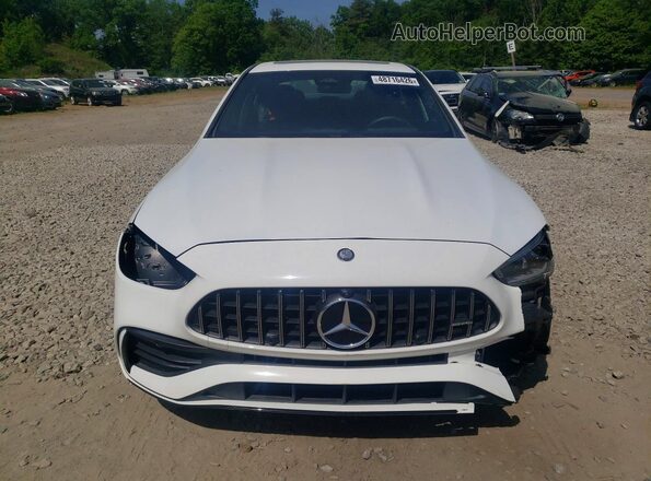 W1KAF8HB3SR272523 2025 MERCEDES-BENZ C-CLASS White Widok z tyłu