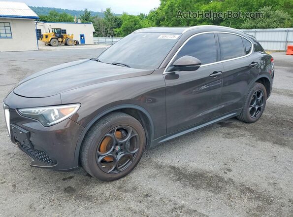 ZASPAKBN2K7C36294 2019 ALFA ROMEO STELVIO Brown უკანა მარცხენა