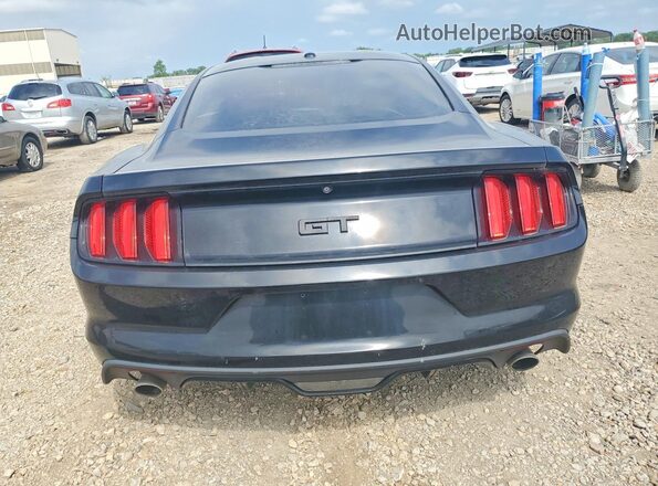 1FA6P8CF9G5237349 2016 FORD MUSTANG Черный Вид салона спереди