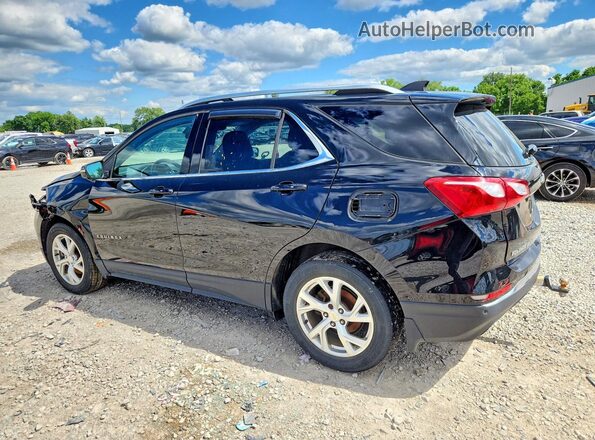 2GNAXTEX2J6343321 2018 CHEVROLET EQUINOX Черный Задняя правая четверть