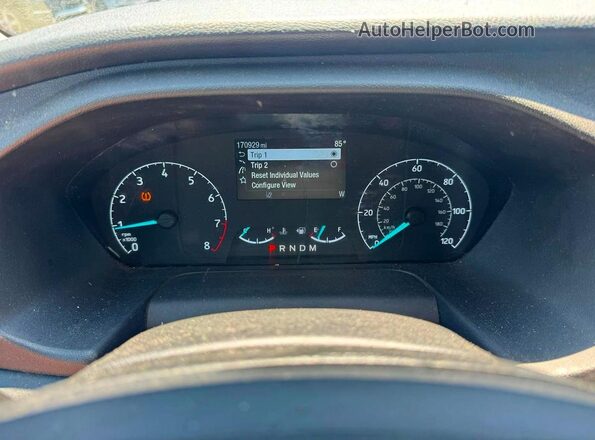 1FTBR1C85MKA32832 2021 FORD TRANSIT Белый Вид панели приборов