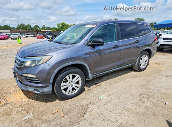 5FNYF5H19HB003052 2017 HONDA PILOT Gray 