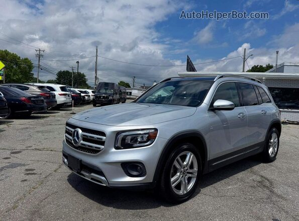 W1N4M4HB3MW092722 2021 MERCEDES-BENZ GLB-CLASS Silver Trasero izquierdo