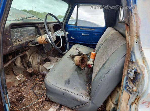 C2545Z120425 1964 CHEVROLET PICKUP Синий Вид панели приборов