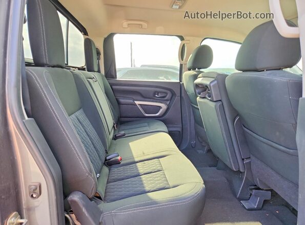 1N6BA1F14HN516885 2017 NISSAN TITAN Gray უკანა სალონის ხედი