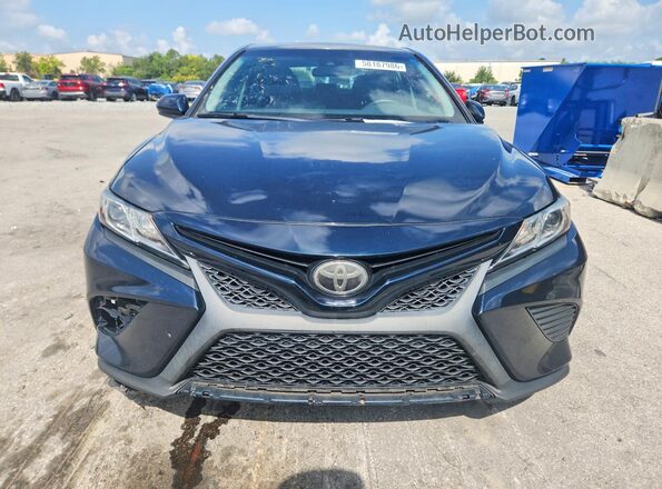 4T1G11AK4LU988667 2020 TOYOTA CAMRY Синий Вид сзади