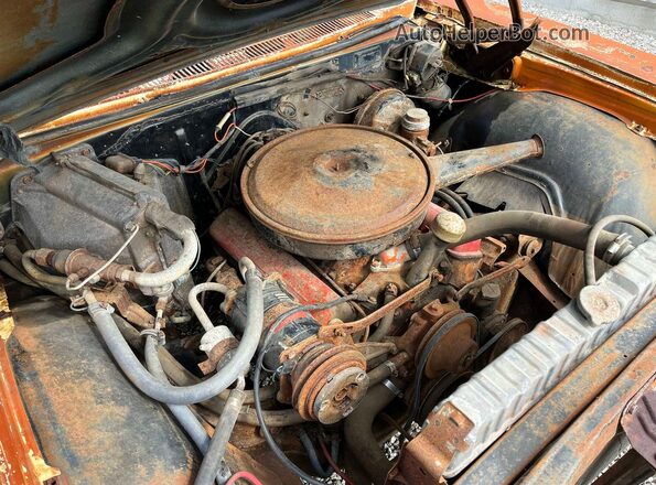 168376S284120 1966 CHEVROLET IMPALA Orange Widok deski rozdzielczej