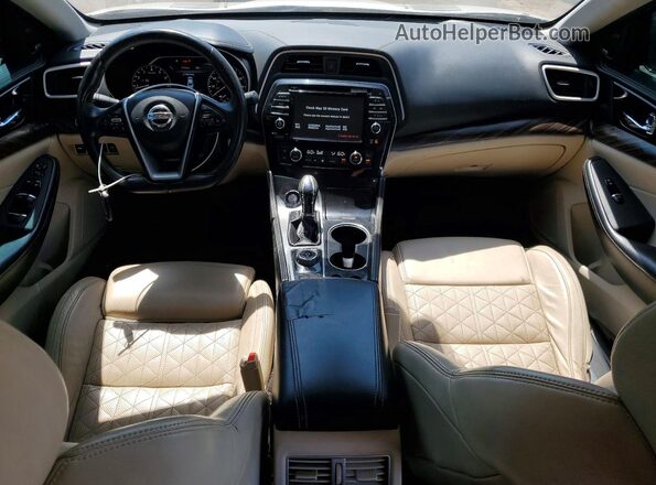 1N4AA6AP3HC373193 2017 NISSAN MAXIMA Silver Widok zestawu wskaźników