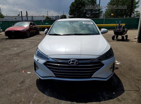 5NPD84LF6LH570853 2020 HYUNDAI ELANTRA White უკანა ხედი