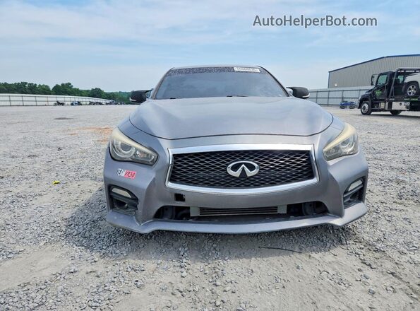 JN1EV7AP0HM731790 2017 INFINITI Q50 Gray Widok z tyłu