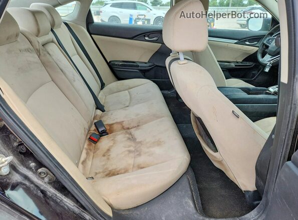 2HGFC2F72JH553491 2018 HONDA CIVIC Black Vista interior trasera