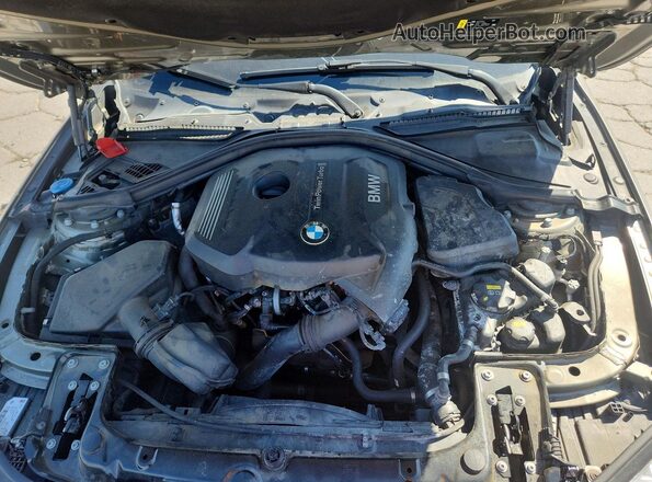 WBA8B9G54JNU98918 2018 BMW 3 SERIES Beige ძრავის განყოფილების ხედი