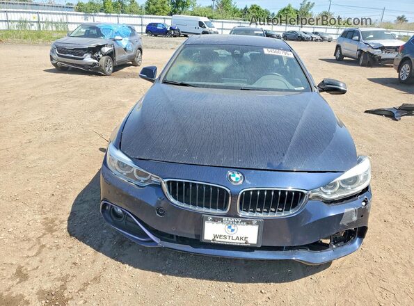 WBA4F9C57HG792076 2017 BMW 4 SERIES Blue Вид ззаду