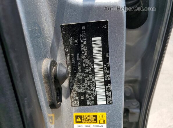 5TDZZRFH2KS369604 2019 TOYOTA HIGHLANDER Silver 