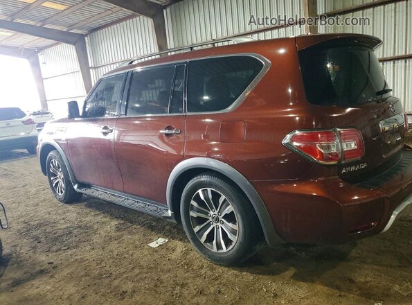 JN8AY2NF4JX300188 2018 NISSAN ARMADA Burgundy Trasero derecho