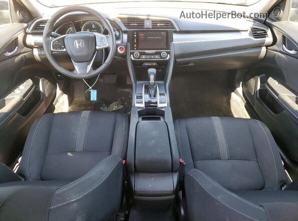 2HGFC2F75JH503944 2018 HONDA CIVIC Black Вид щитка приладів
