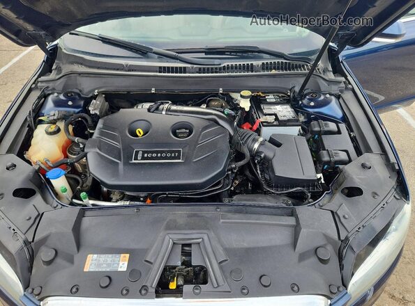 3LN6L5F93HR602113 2017 LINCOLN MKZ Blue Engine compartment view