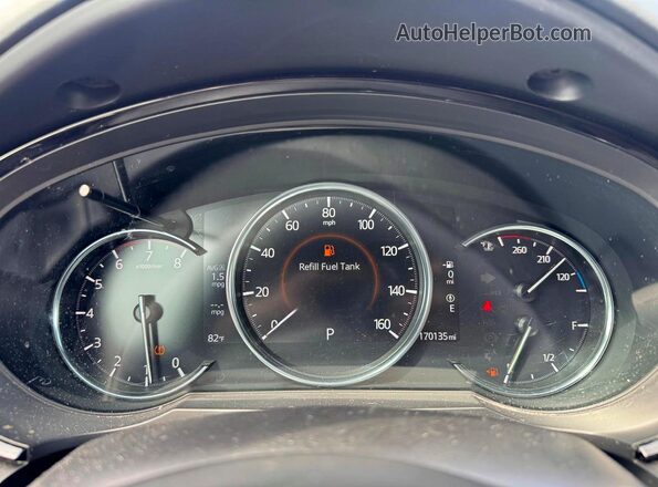 JM3TCBDY1P0655673 2023 MAZDA CX-9 Gray Вид щитка приладів