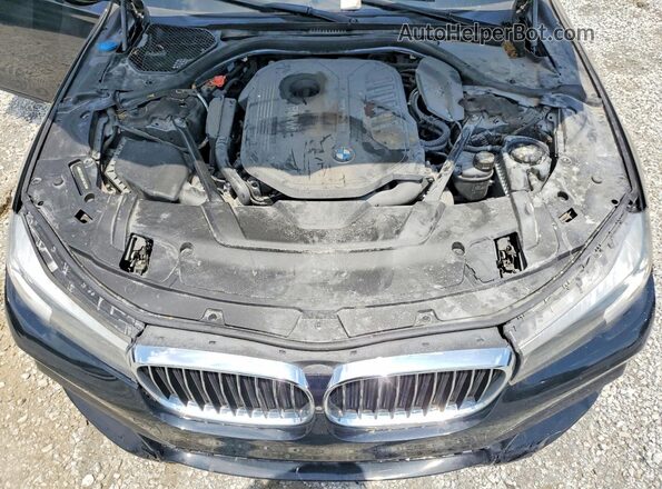WBA7E2C52HG740376 2017 BMW 7 SERIES Black ძრავის განყოფილების ხედი
