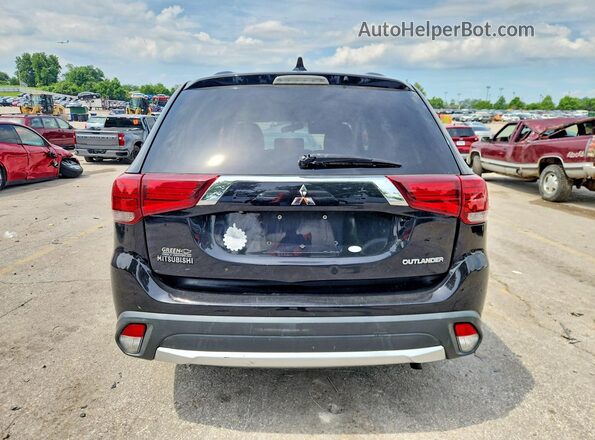 JA4AD2A3XHZ029133 2017 MITSUBISHI OUTLANDER Black Սալոնի դիմացի տեսք