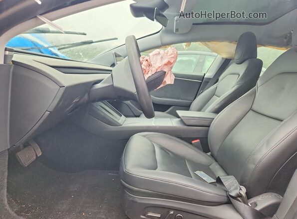 5YJ3E1EB5RF735425 2024 TESLA MODEL Черный Вид панели приборов