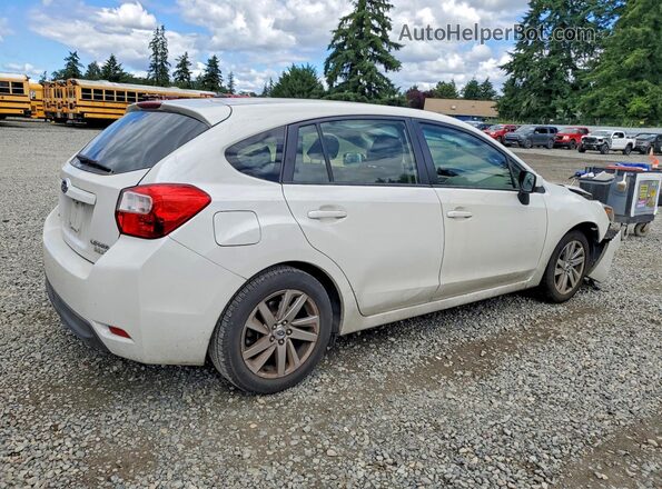 JF1GPAB62G8279289 2016 SUBARU IMPREZA Белый Передняя правая четверть