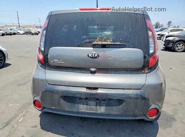 KNDJP3A58G7335990 2016 KIA SOUL Gray Front interior view