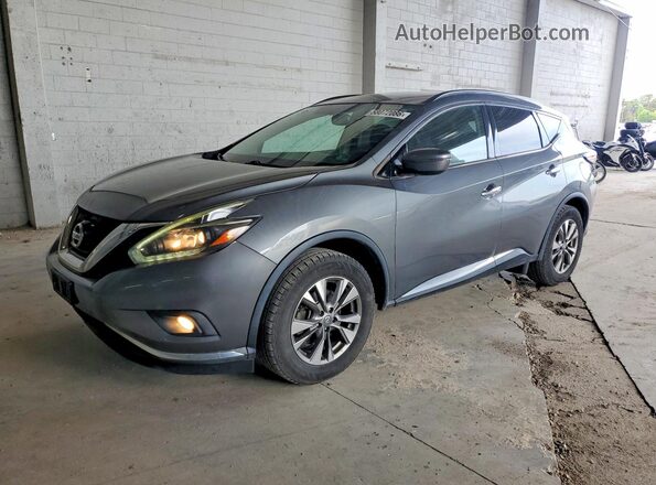 5N1AZ2MG7JN123095 2018 NISSAN MURANO Gray 