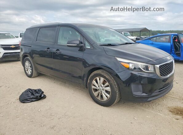 KNDMB5C11J6398637 2018 KIA SEDONA Black Вид спереду
