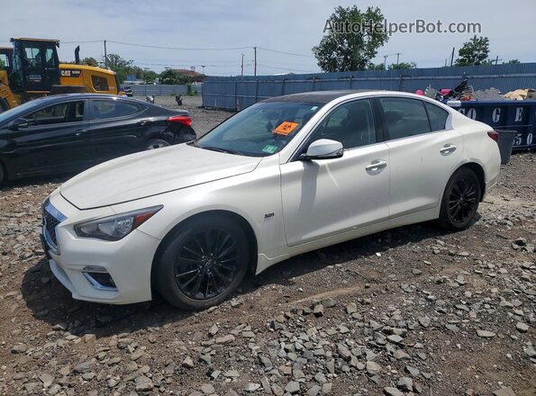 JN1EV7AR8JM438520 2018 INFINITI Q50 Белый Задняя левая четверть