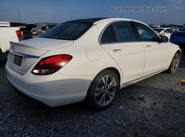 WDDWF4JB1HR254992 2017 MERCEDES-BENZ C White 