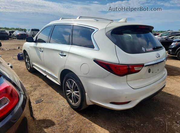5N1DL0MM6JC502139 2018 INFINITI QX60 Белый Задняя правая четверть