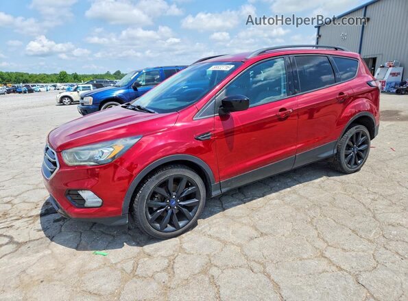 1FMCU0GD2HUC59762 2017 FORD ESCAPE Red Rear left